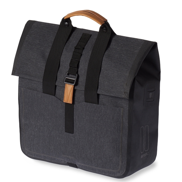 Basil - Sac arrière Urban Dry Shopper - gris foncé