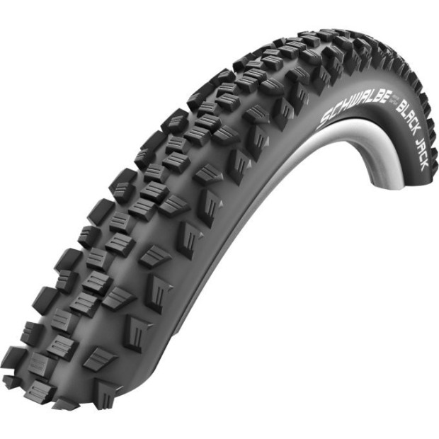 SCHWALBE BLACK JACK 24x1.90 K-GUARD HS407 LITESKIN ACTIVE SBC RIGIDE NOIR 47-507