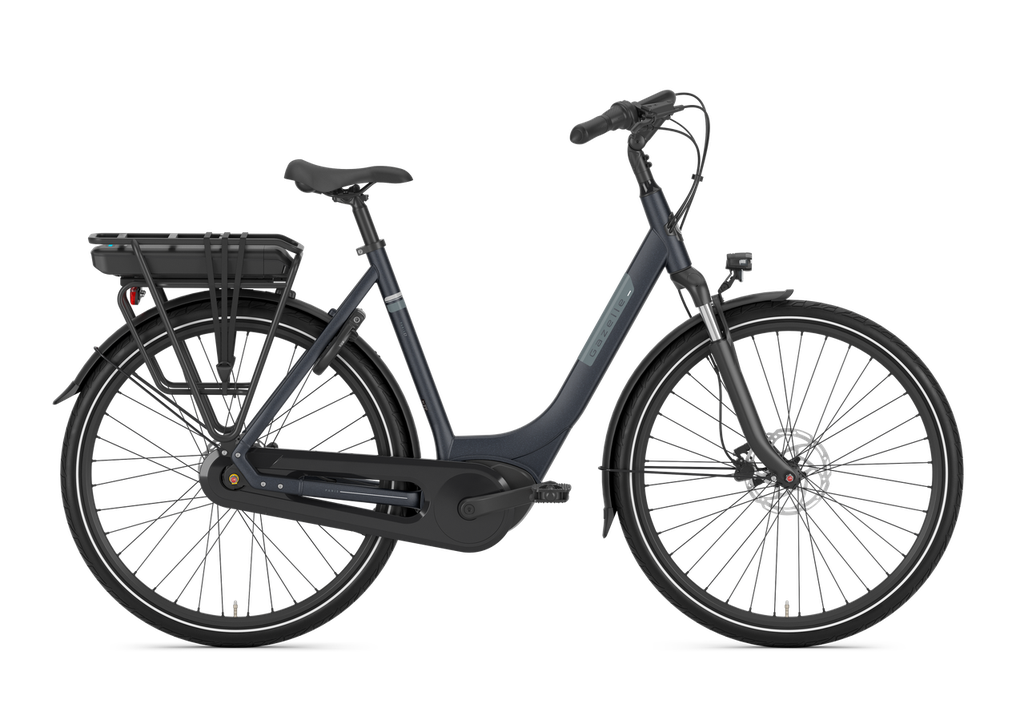 Vélo Électrique Urbain Gazelle Paris C7 HMB - Cadre ouvert - à disque