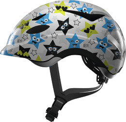 Casque de vélo enfant Abus Anuky white Star M